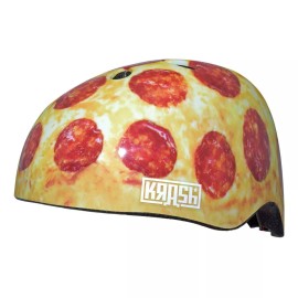 Krash Pizza Party Youth Bike/Skate Helmet (Multi - 54-58cm)