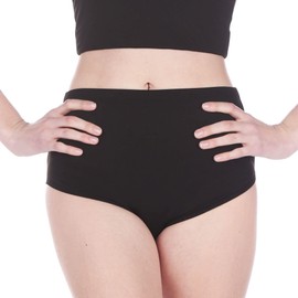 Danzcue - Calzoncillos deportivos para mujer, Negro, S