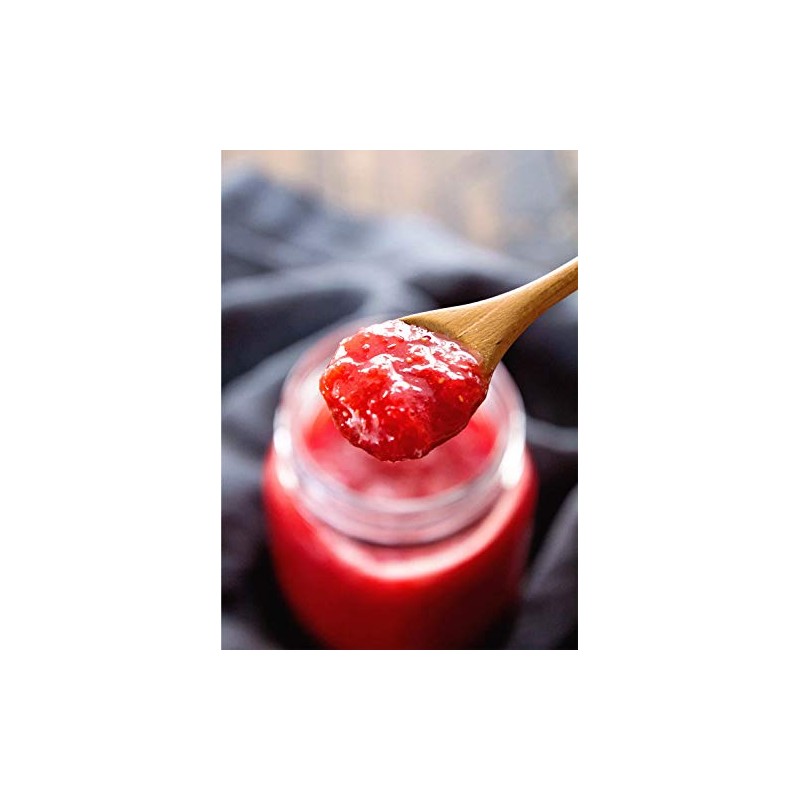 Amish Strawberry Rhubarb Jam - Two 16 Oz Jars