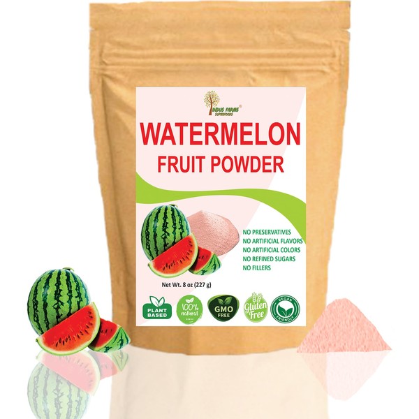 Indus Farms Superfoods All Natural Watermelon Fruit Powder, Instant Electrolytes,