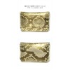 Berkut Thin Gold Dyed Diamond Python Coin Purse, YKK Coin