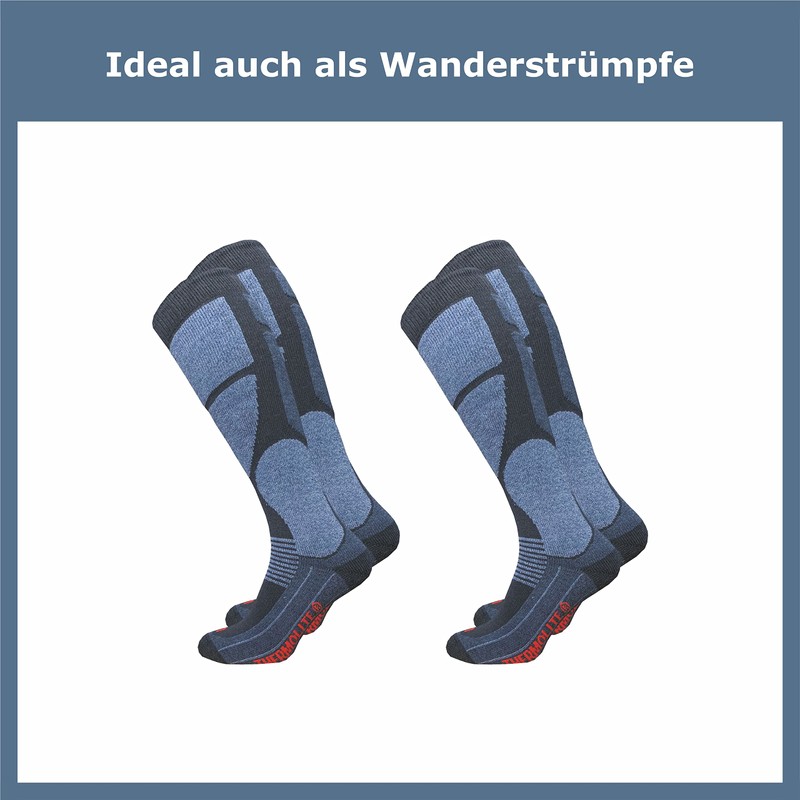 GAWILO 2 Pairs of Men's Thermolite® Ski Socks - Snowboard