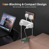 Multi Plug Extension Socket 4 Way with Flexible Plug, 4