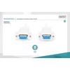 ASSMANN Zero-Modem connection cable, D-Sub9 F/F, 3.0m, snap-hoods