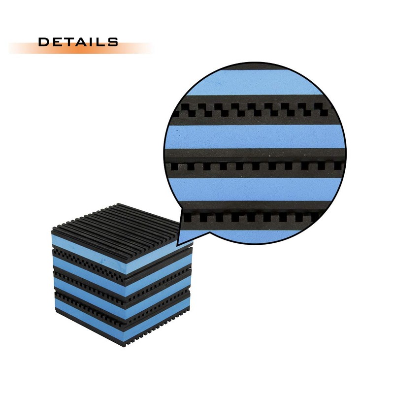 Air Jade 4 Pack Rubber Anti-Vibration Pads, 2 x 2
