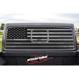 ANYStickerYouWant USA American Flag Rear Window Vinyl Decal Fits Jeep Gladiator 2020-2021