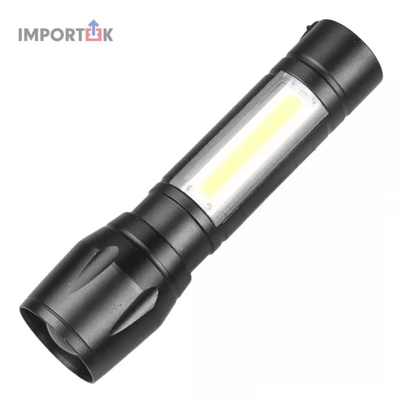 Importeek 20pz Lampara Tactica Militar Recargable Usb Led Linterna