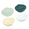 Ice Bowl Containers Mold Light Green Dark Green White Yellow