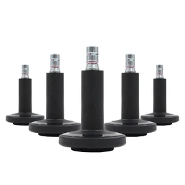 hjh OFFICE STATO-M 619040 Floor Glider Office Chair 11 mm Pen Black Gliders for Hard Floors with Felt Coating