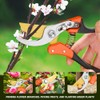 Garden Shears, Sharp Japanese SK5 Steel Blade Effortlessly Prunes 1/4"