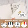 Tikplus A5 Squared Paper Notebook, 2 Pack, 120 Pages/ 60