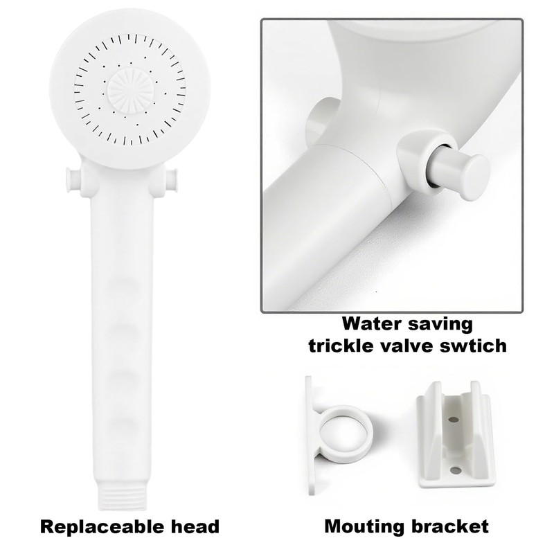 RV Shower Faucet with Showerhead Replacement Kit Soft Hose,Rv Valve