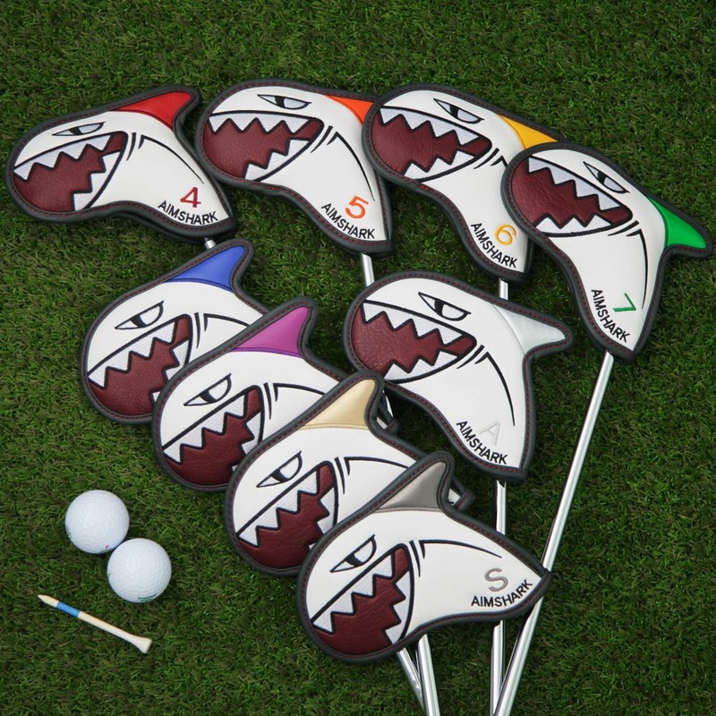 AIMSHARK Coloring Golf Iron Covers / Set of 9 /