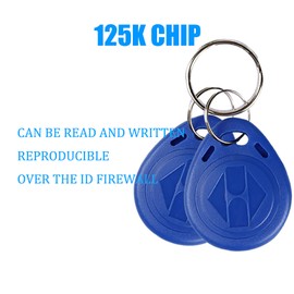 20Pack Writable 125kHz RFID Key Fob Proximity ID Card Token Tag Rewritable, tunghey 125khz RFID Writable Rewritable T5577 Fob Tag for RFID Writer