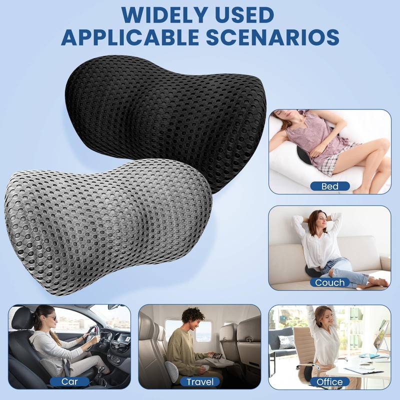 永合Yonghe Ergonomic Pillow, Memory Foam Waist Pillow, Bed Pillow, Ergonomic