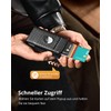 YESIIW Men's Airtag Wallet with Coin Compartment, Slim Wallet with