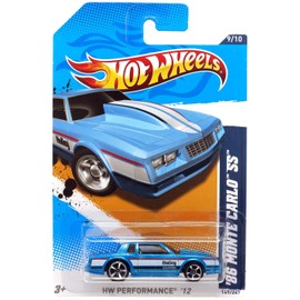HOT WHEELS 2012 PERFORMANCE BLUE '86 MONTE CARLO SS 149/247