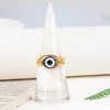 Evil Eye Ring for Women Ojo Lucky Ring Gold Wire