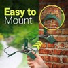 Raigro Wall-Mounted Solid-Steel Garden Hose Hanger - Stores up to