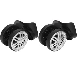 Longzhuo Rueda Grande de Doble Fila, Rueda de Maleta Universal Trolley Wheel Case Suitcase Wheel Luggage Replacement Universal Outdoor Accessories