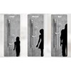 Adjustable 30-Inch Shower Slide Bar with 5-Function Handheld Shower Head,