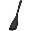 PRO SERIES Antibacterial Heat Resistant Hook Spatula Large Black