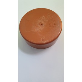 Soil Pipe 110 mm - Female Socket Cap - Solvent - Underground - Brown