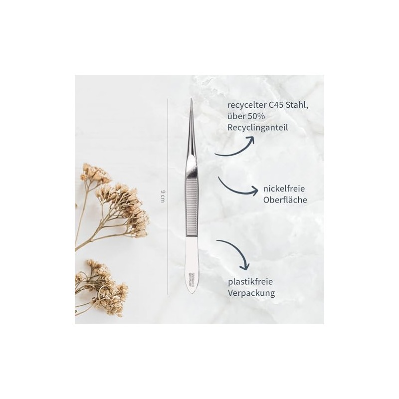 4054 NIY Niyok Solingen Vitaloy Splitter Tweezers