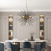 Maxax Sputnik Chandelier, 7 Lights Satellite Pendant Light fixtures, 25.6''