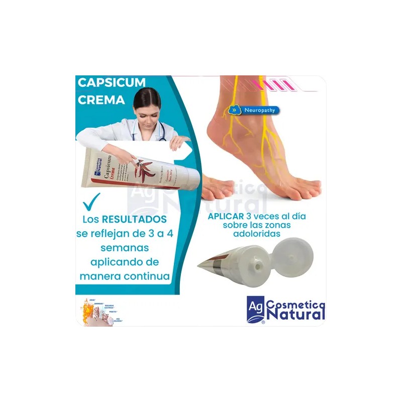 AG Cosmética Natural Crema Tópica Capsicum
