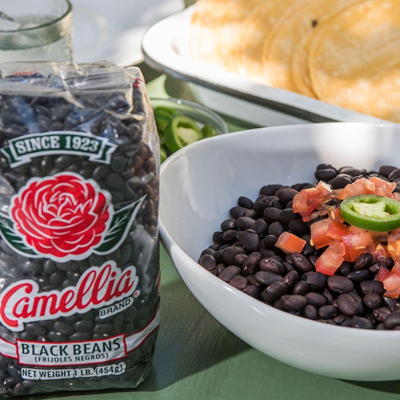 Camellia Brand Dried Black Beans, Frejoles Negros – Premium Non-GMO