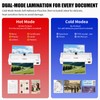 TYGHF Laminator Machine with 30 Laminating Sheets (A4/A5/A6), 4-in-1 Thermal