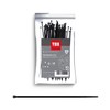 TOX Pack of 100 Black Cable Tie Clip UV Resistant