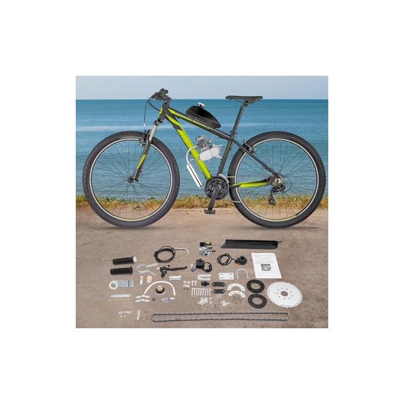 80cc 2-Stroke Bicycle Engine Kit, Petrol Bicycle Motor Kits with
