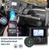 Marine Bluetooth Radio - Weatherproof Marine Stereo System with Wireless