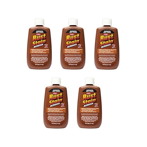 Whink Rust Stain Remover 6 Ounce (Pack of 5)