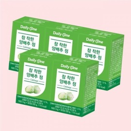 Daily One Very Good Cabbage Tablets 500mg / 데일리원 참 착한 양배추정 500mg X 60정 5통 2146334874 4899060