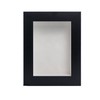 8x12 Shadow Box Frame Black Wood with a 1 3/4"