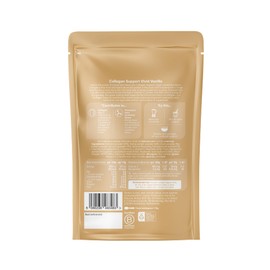 Naturya Vegan Superfood Collagen Support Vivid Vanilla 140 g – Plant-Powered Collagen-Builder with Vitamin C, Hyaluronic Acid & Resveratrol for Skin Hair Nails Joints