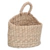 Hanging Basket Seagrass Woven Wall Hanging Storage Basket Organizer for