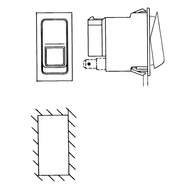 HELLA 6EH 007 832-001 Switch - S22 - Flip Switch