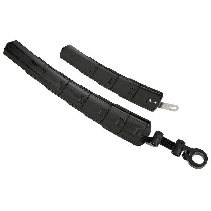 Alomejor Telescopic Folding Bike Mudguard Set Plastic Outdoor Mudguard Bicycle
