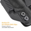 WARRIORLAND Pack of 12 Black Chicago Screws, DIY Screw Kits