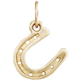 Helen Ficalora Horseshoe Mini Charm Yellow Gold