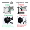 Allgonicer Wire Grid Storage Shelf, Interlocked 14" Cubes, Sturdy &