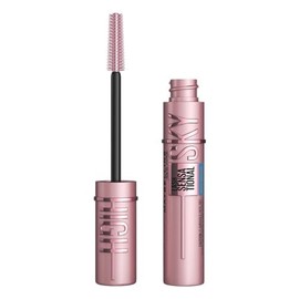 Maybelline, Mascara de pestañas lavable Lash Sensational Sky High negro + Garnier Skin Naturals Face Agua Micelar Desmaquillante para Todo Tipo de Piel, 400 ml