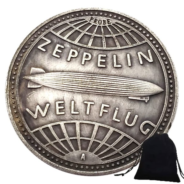 DDTing Germany ReichsMark Old Coin - German Federation Mark Uncirculated Commemorative Coins - Make German Great -Discover History of Hobo Nickel goodService