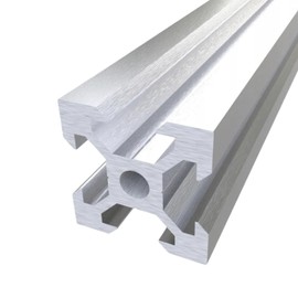 V Slot 2020 Silver Length 200-1500 mm V Type Anodised Linear Schine for 3D Printers Prusa Ender, CR-3, AM-8, Aluminium Profile Ideal for Building Hobby CNC Machines, Laser Plotters (600 mm)