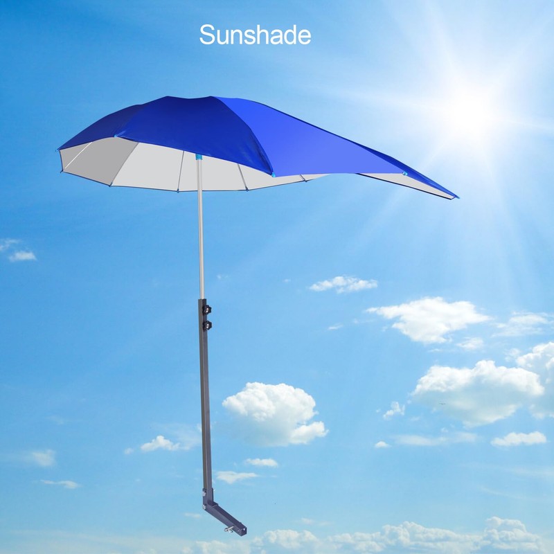 Sun Shade Canopy for Mobility Scooters， Rain Convertible Top Accessory