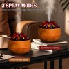 Volcano Diffuser - Flame Essential Oil Diffuser & Bedroom Humidifier